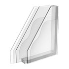 Velux Centre Pivot Roof Window White Polyurethane GGU MK04 0070
