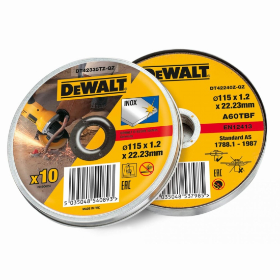 DEWALT Inox Metal/Stainless Cutting Disc 115 x 1.2 x 22.23mm