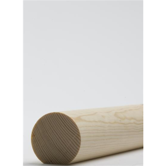 Softwood Mopstick Handrail 50 x 50 per M