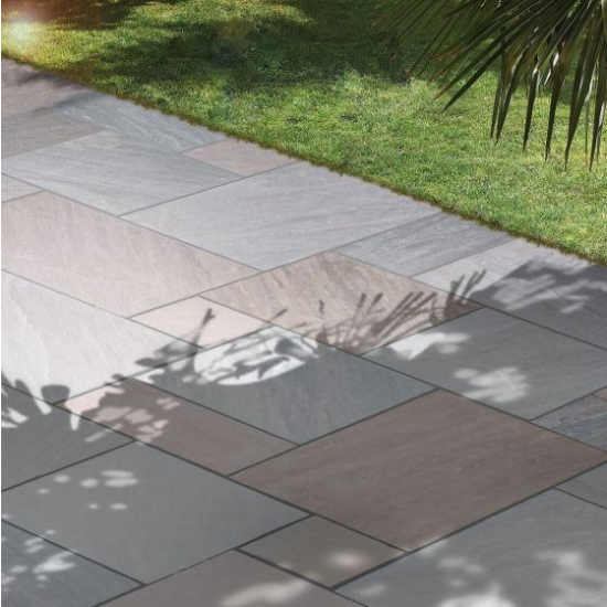 Global Stone Gardenstone Paving Autumn Brown Project Pack19.52m2