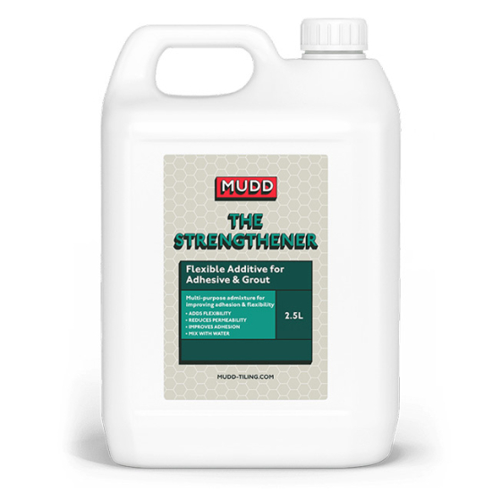 MUDD The Strengthener Flexible Additive for Adhesive &Grout 2.5L
