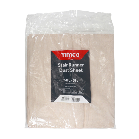TIMCO Professional Dust Sheet Stair Runner 24 x 3
