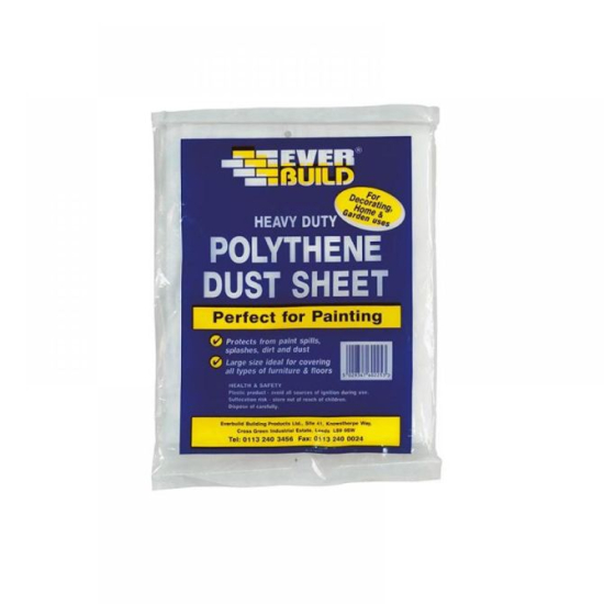 Polythene Dust Sheet 3.6 m x 2.7 m