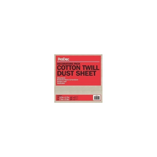 ProDec Decorators Twill Dust Sheet 3.6 x 2.7m