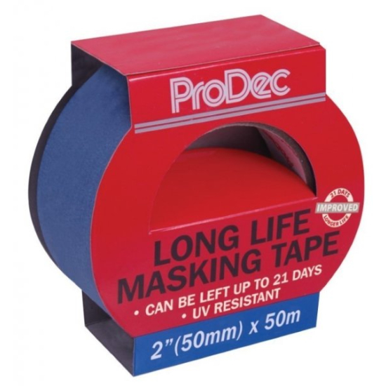 ProDec Long Life Masking Tape 2" x 50m