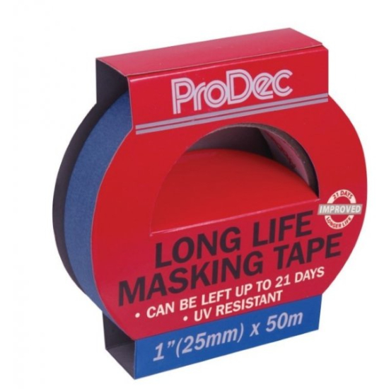 ProDec Long Life Masking Tape 1" x 50m