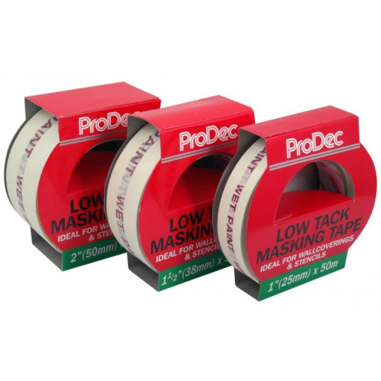 ProDec Low Tack Masking Tape 50 x 50m