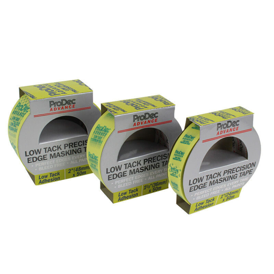 Prodec Low Tack Precision Edge Masking Tape 48mm x 50m