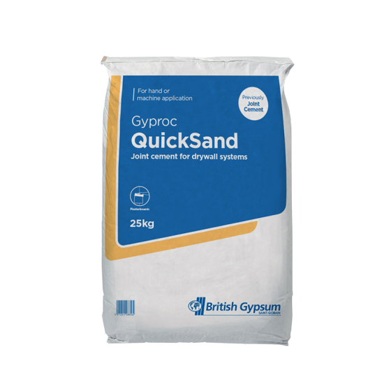 British Gypsum Gyproc Quicksand Joint Cement 25Kg
