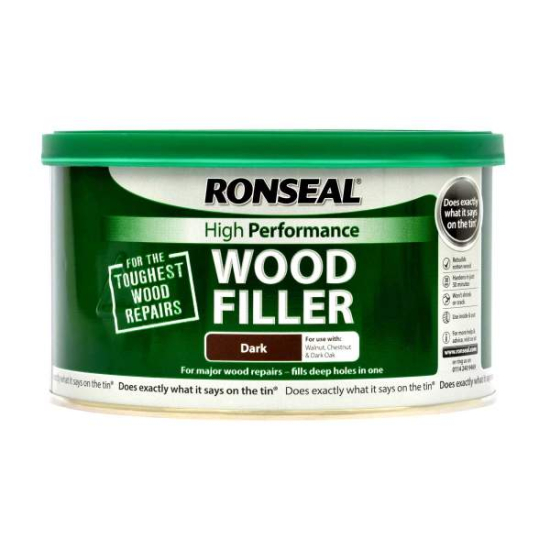 Ronseal 2 Part Wood Filler High Perfomance Dark 550g
