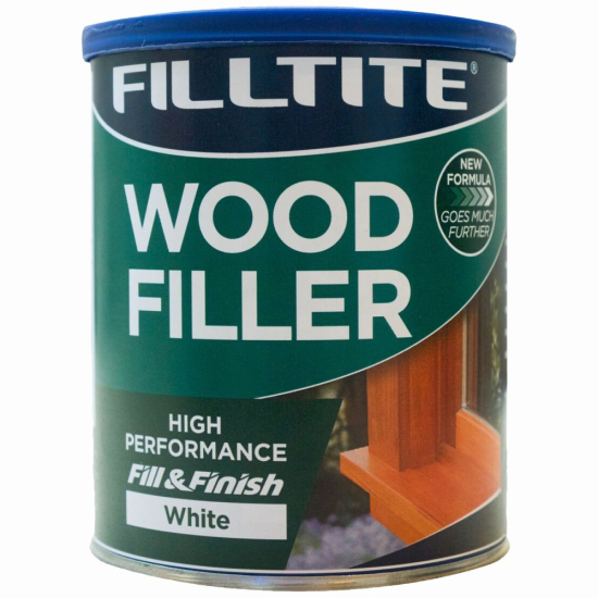 Filltite 2 Part White Wood Filler 1kg