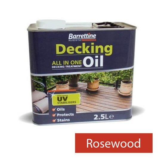 Barrettine Decking Oil Rosewood 2.5L