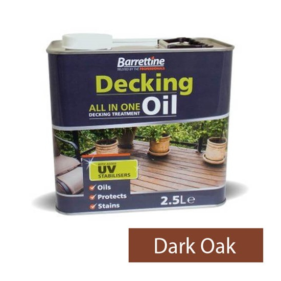 Barrettine Decking Oil Dark Oak 2.5L
