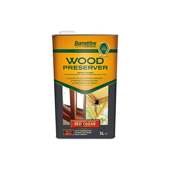 Barrettine Wood Preserver Red Cedar 5L