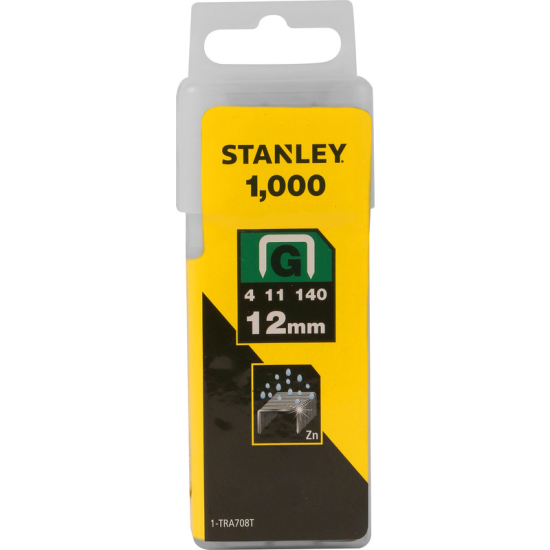 Stanley STA1TRA708T Heavy-Duty Staples 12mm PK 1000