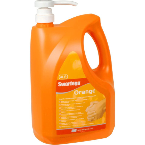 Swarfega Orange Hand Cleaner Pump Top Bottle 4L