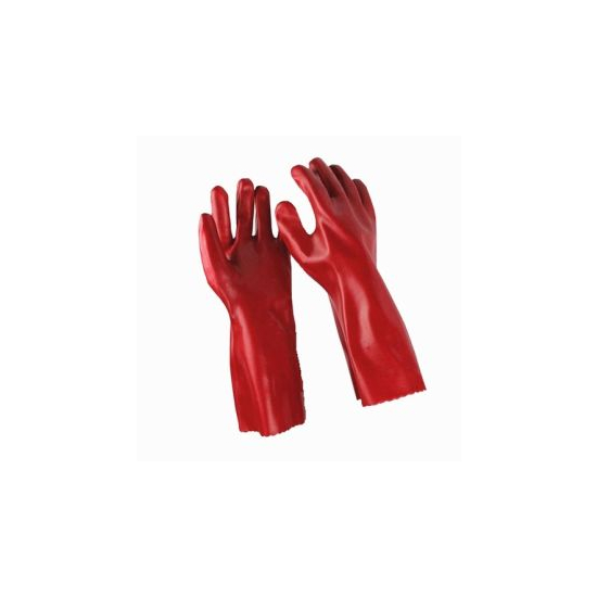 Shield GI/R603 PVC-Coated Rubber Industrial Gloves Red