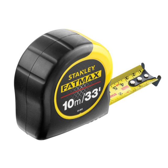 Stanley FatMax Tape 10m Metric Only