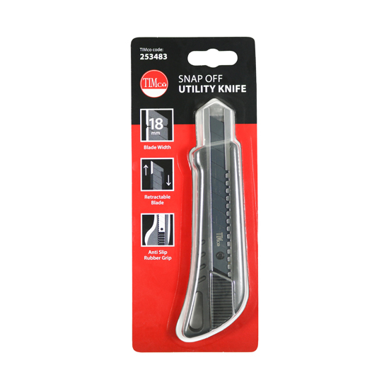 TIMCO Snap Off Utility Knife & Blades