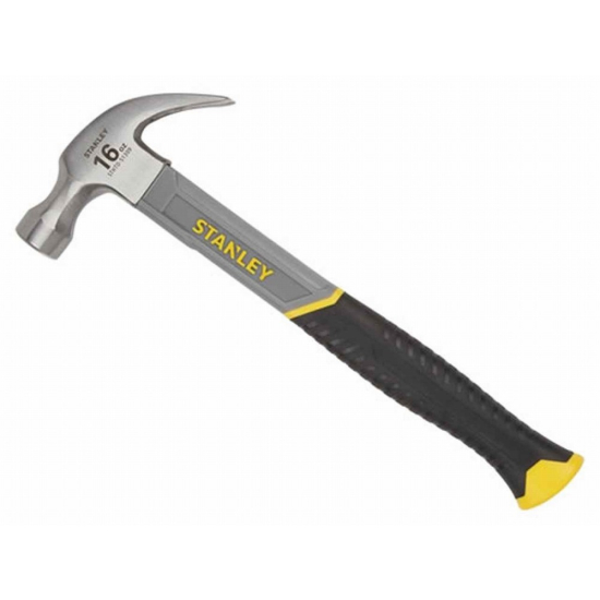 Stanley STA051309 Curved Claw Hammer Fibreglass Shaft 450g(16oz)