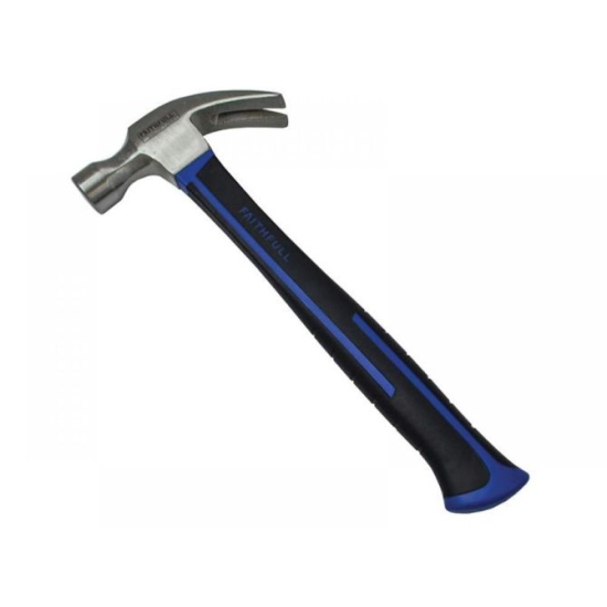 Faithfull Claw Hammer Fibreglass Handle 567g