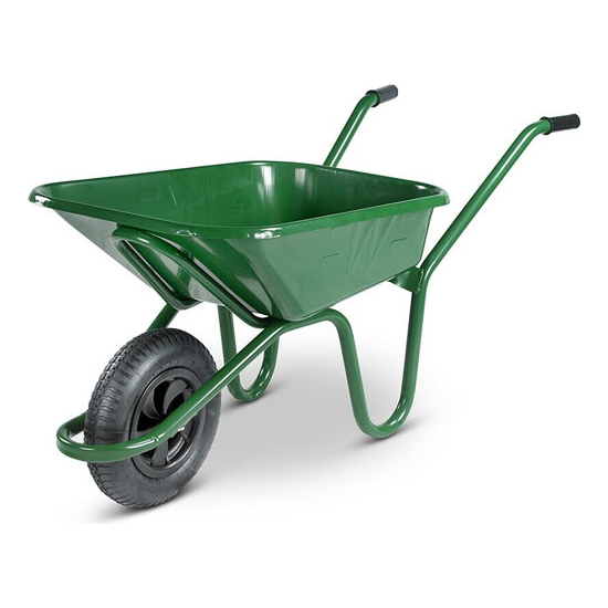 Endurance Green Wheelbarrow Pneumatic Wheel 90L