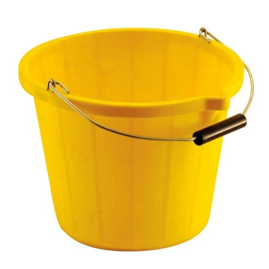 3 Gallon Builders Bucket Yellow