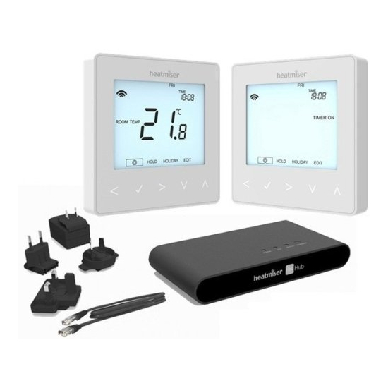 Heatmiser neoKit 2 Smart Control of Heating & Hot Water White