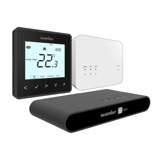 Heatmiser Wireless Smart Thermostat Kit neoAir Kit V2 Black