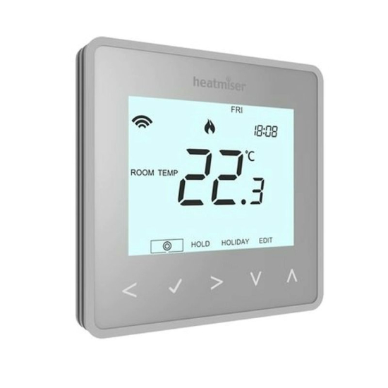 Heatmiser neoAir V2-M Wireless Smart Thermostat Silver
