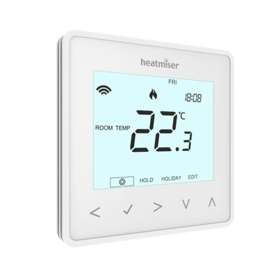 Heatmiser neoAir V2-M Wireless Smart Thermostat Black