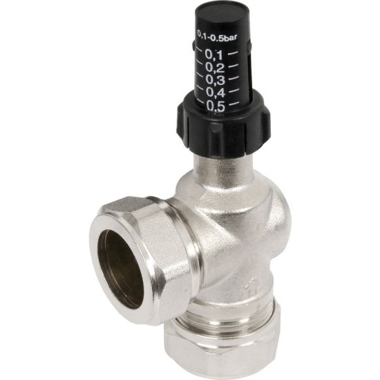 Automatic Bypass Valve Angled 22mm