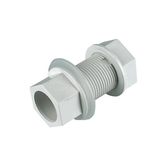 Overflow Tank Connector Straight Grey  21.5mm