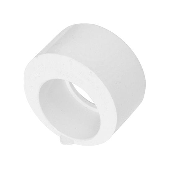 Solvent Weld Overflow Reducer White 40mm x 21.5mm