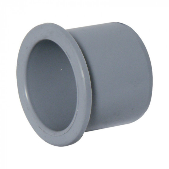 FloPlast PushFit Socket Plug Grey 50mm