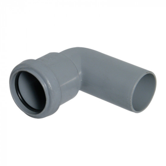 FloPlast PushFit Conversion Bend 90° Grey 40mm