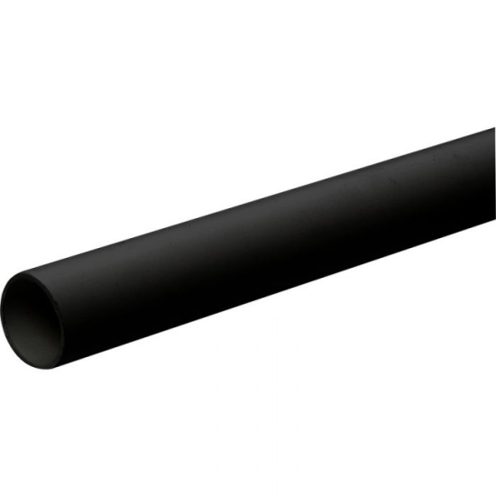 FloPlast PushFit Waste Wastepipe Black 3m x 40mm