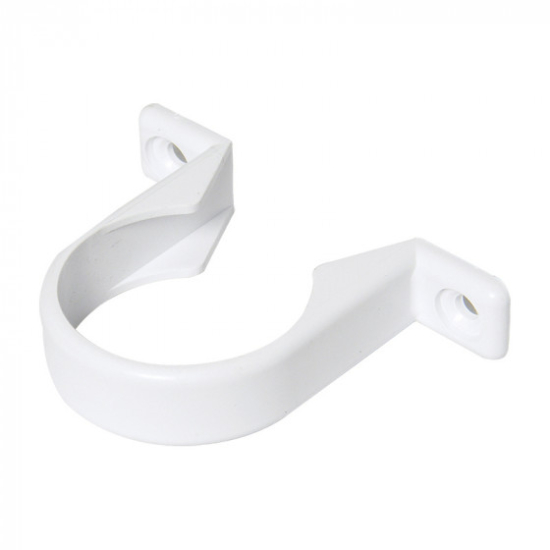 FloPlast ABS Solvent Weld Pipe Clip White 50mm