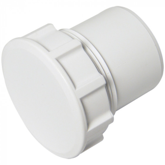 FloPlast ABS  Solvent Weld Access Plug White 40mm
