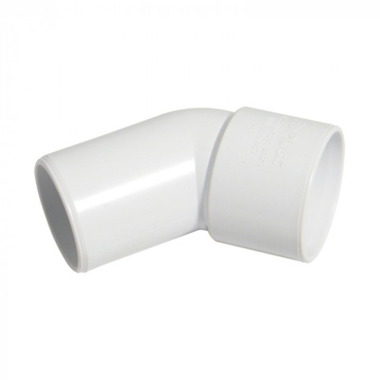 FloPlast ABS  Solvent Weld Conversion Bend 135° (45°)White40mm