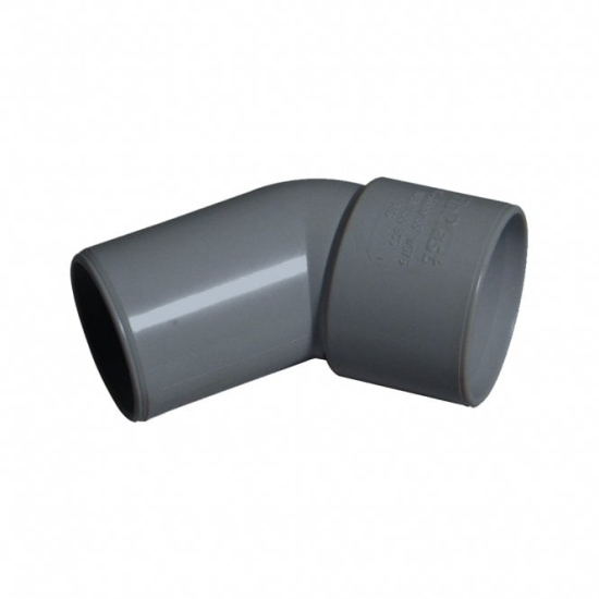 FloPlast ABS  Solvent Weld Conversion Bend 135° (45°)Grey 40mm