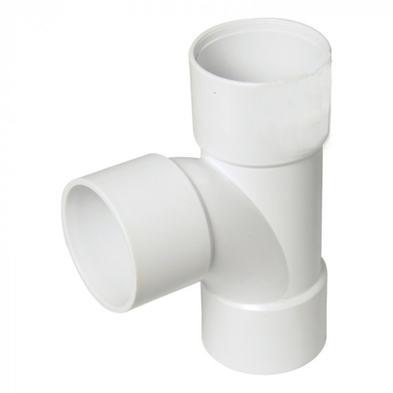 FloPlast ABS Solvent Weld Tee White 50mm