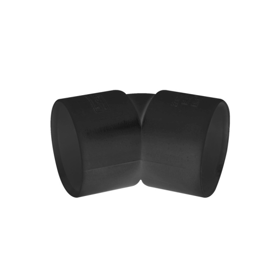 FloPlast ABS Solvent Weld Bend 135° (45°) Black 50mm