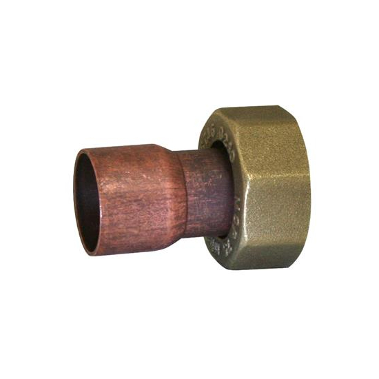 Gas Meter Unions & Washer Copper 22mm x 3/4''