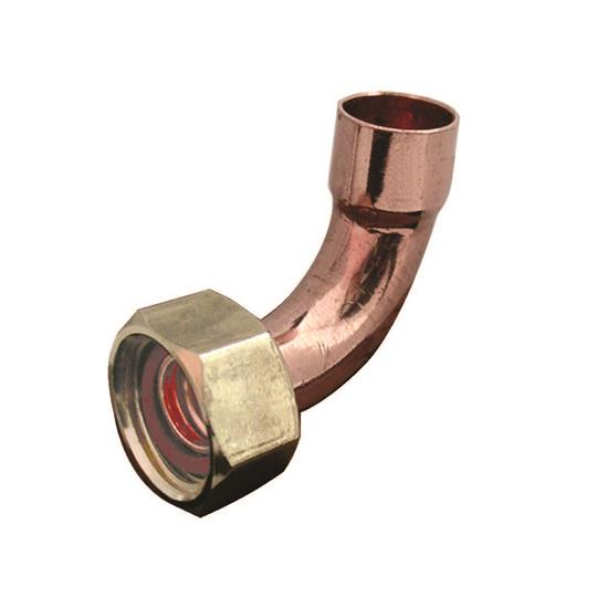 End Feed Bent Tap Connector 22mm x 3/4''