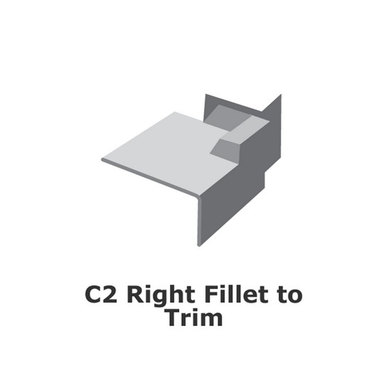 Cromar GRP C2 Right Fillet to Trim Corner
