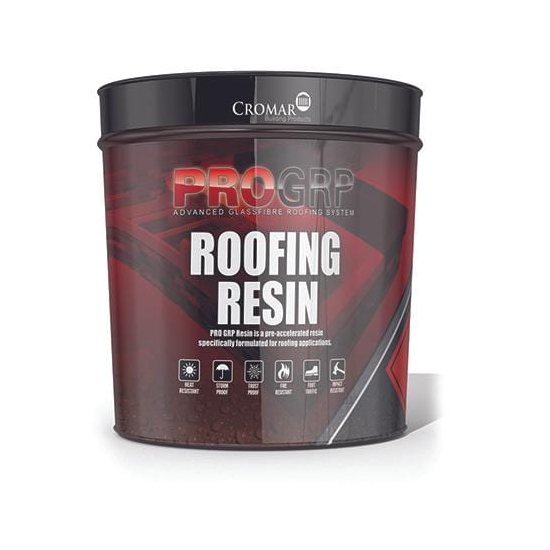 Cromar GRP 10kg Roofing 25 Resin (8M2 Avg Coverage)