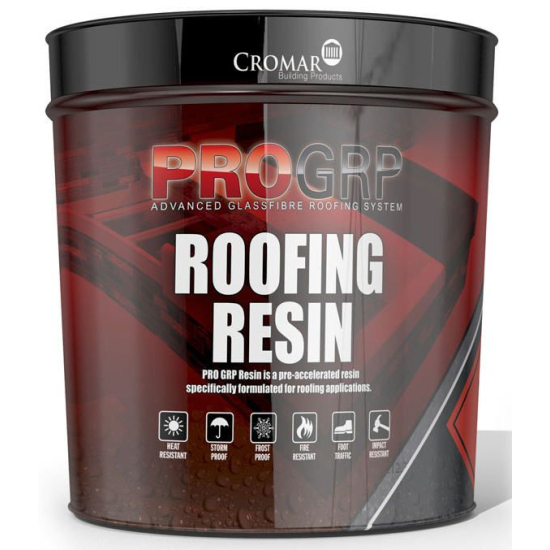 Cromar GRP 20kg Roofing 25 Resin (16m2 Avg Coverage)