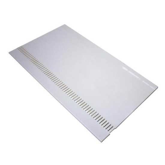Vented Hollow Soffit Board 300mm x 5m White