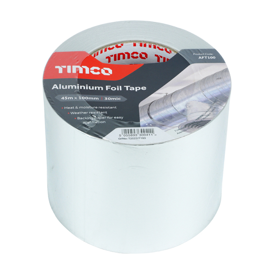TIMCO Aluminium Foil Tape 45m x 100mm